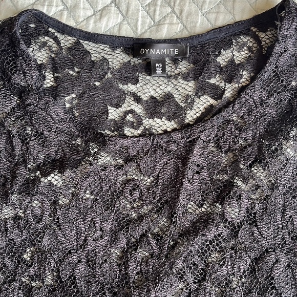 Black Lace Top - Picture 2 of 2